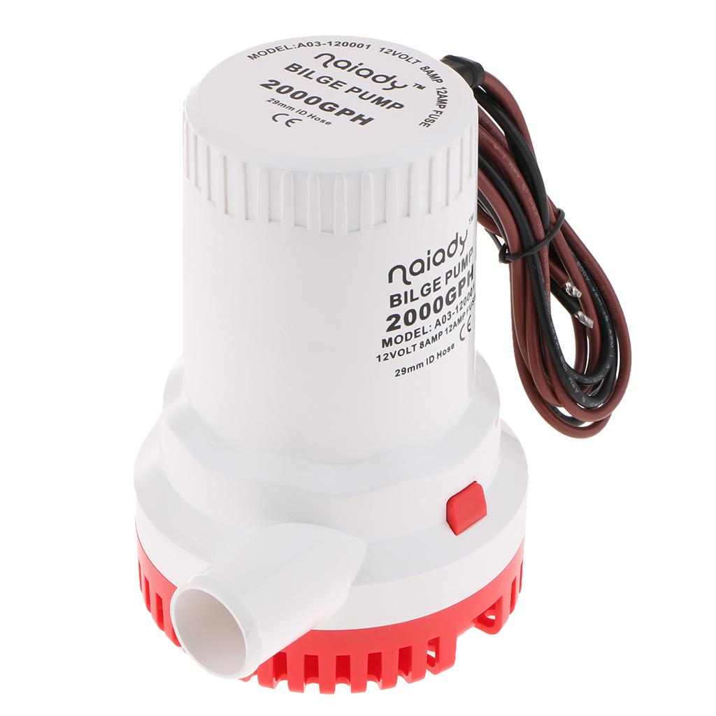 Fishing Boat Bilge Pump - Погружной трюмный насос 12В 2000GPH, легкий
