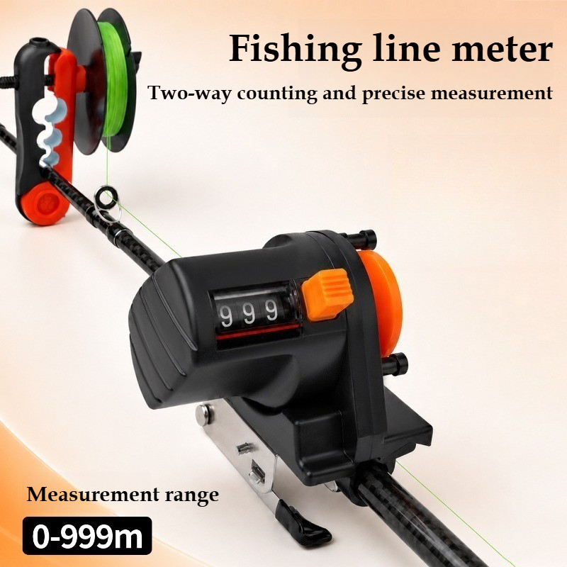 Fishing Boat Depth Finder - Цифровой счетчик длины лески 0-999 м,