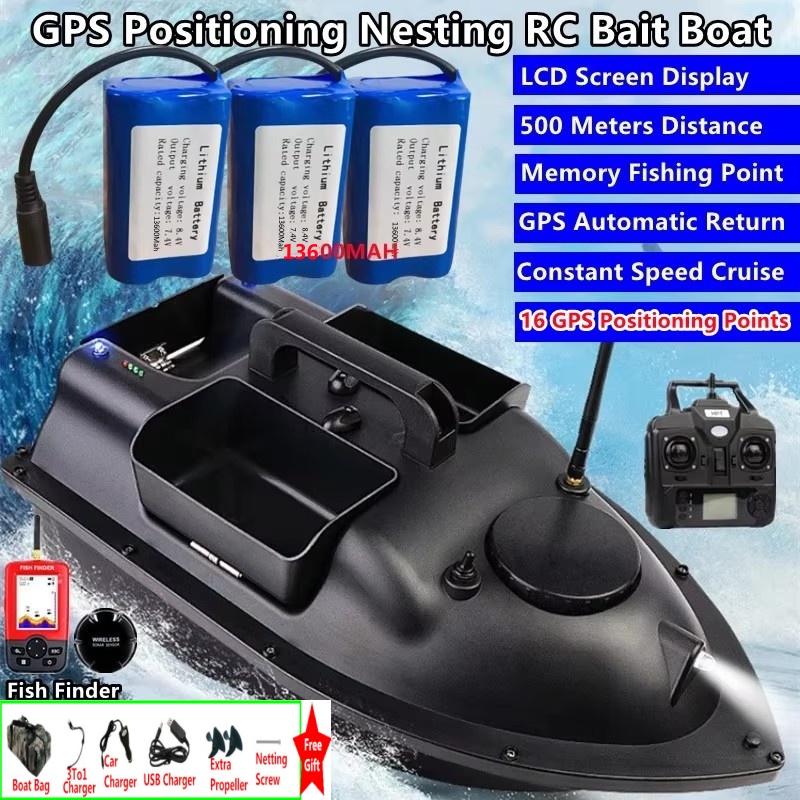 Fishing Boat Depth Finder - Рыболовная лодка-приманка на радиоуправлении Sonar Finder